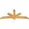 Ekena Millwork Alberta Rough Sawn Timber Gable Bracket, Western Red Cedar, 84"W x 38"H x 4"D x 6"F, 11/12 Pitch GBW084X38X0406ALB00RWR - alternate 2